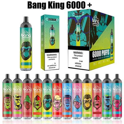 Il colpo king6000puffs Vape eliminabile 15ml ha precompilato il prezzo all'ingrosso di Rechargable di ejuice