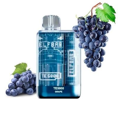Te5000 ghiaccio Vape eliminabile dell'uva dell'OEM Vape 13.5ml 5000 soffi 950mah