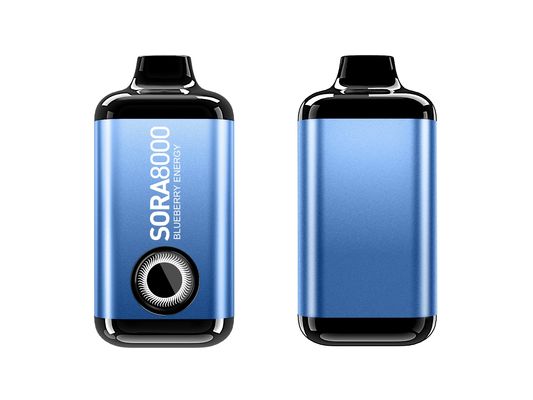 Sora 8000 Puffs 5% Nic Salt Preempted Disposable Vape 14ml 1.1ohm Mesh Coil