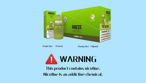 Vape pen leggero monouso preriempito resistente e comodo con 18 kg/cassetta