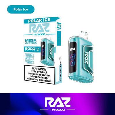 RAZ OEM Vape con protezione contro l' eccesso di temperatura e 15 ml di succo elettronico preriempito