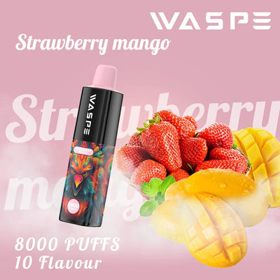 8000Puffs Disposable 16ml E-juice E-cigaretta 10 Sapori per il vaping conveniente