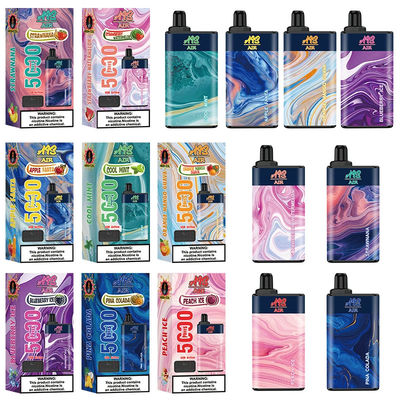 5000 sbuffi Mirtillo Big Puff Vape Baccelli Nicotina 0mg 20mg 50mg