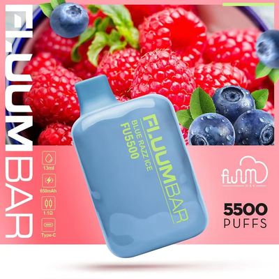 12ml Fluum Bar preriempito 5500 Juice Flavours Vape monouso 650mAh