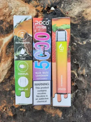 650mah poco enorme 5000 CBD Disposable Vape Device Con SUS304 Shell