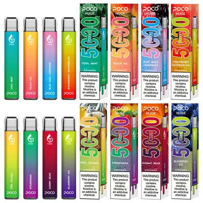 650mah poco enorme 5000 CBD Disposable Vape Device Con SUS304 Shell