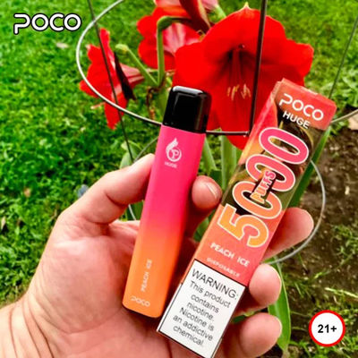 POCO HUGE 5000 aspirazioni CBD Disposable Vape Pen Dispositivo 1.2ohm Con SUS304 Shell