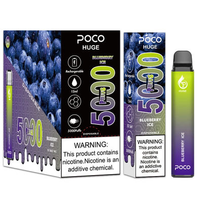 Sigaretta elettronica originale POCO 5000 di Mesh Coil Big Puffs Rechargeable