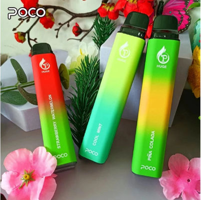 POCO HUGE 5000 aspirazioni CBD Disposable Vape Pen Dispositivo 1.2ohm Con SUS304 Shell