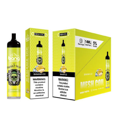 E-cigs di re Vape Cost-effective 15ml 6000puffs Mesh Coil Rechargable di colpo