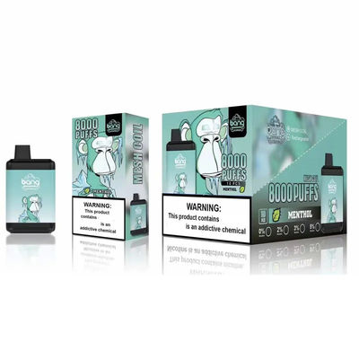 E-liquido eliminabile della penna 16ml di acciaio inossidabile Vape di re 8000 soffi di colpo