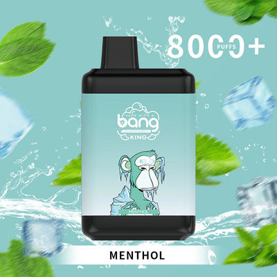 Vapore ricaricabile della fabbrica della Spagna delle azione di colpo del nicotina disponibile popolare di re 8000puffs Ecig 2%3%5%