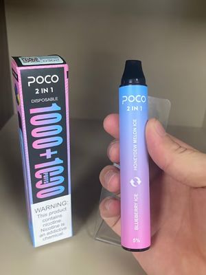 Poco 2 in 1 2000 nicotine eliminabili 5% del dispositivo del soffio CBD Vape