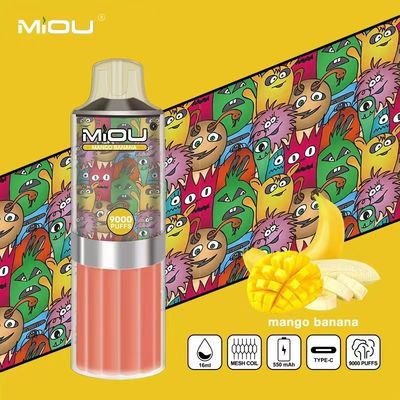 MIOU 9000 E Cig Vape Pod Vape Pod aromatizzato 18ml E-Liquid