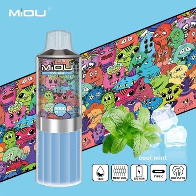 MIOU 9000 18 ml Vapore usa e getta E Liquido Prepieno Varietà Aromatizzata