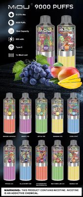 MIOU 9000 18 ml Vapore usa e getta E Liquido Prepieno Varietà Aromatizzata
