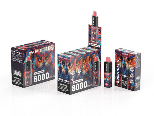8000Puffs Pen elettronica monouso con porta di ricarica tipo C senza