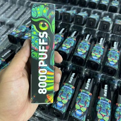 8000Puffs Pen elettronica monouso con porta di ricarica tipo C senza