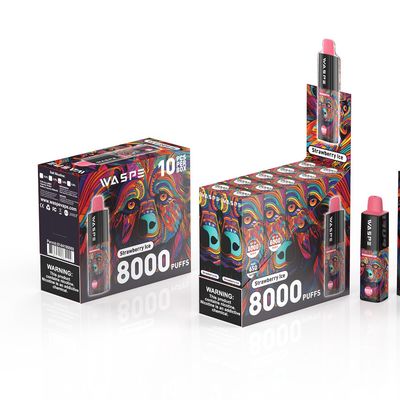 8000Puffs Pen elettronica monouso con porta di ricarica tipo C senza