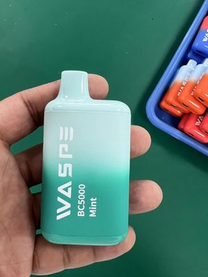 Waspe 5000 PUFFS Vapore ricaricabile usa e getta 13 ml Succo di frutta pre-riempito