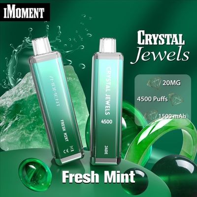 Vape Pen monouso Cristallo Gioielli 4500 Puffs Mesh Coil 15ml Liquid Rechargeable Ecig