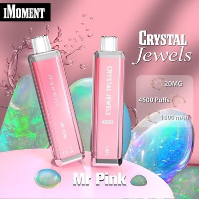Vape Pen monouso Cristallo Gioielli 4500 Puffs Mesh Coil 15ml Liquid Rechargeable Ecig