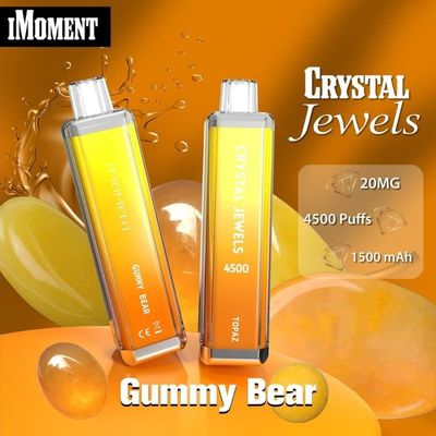 Vape Pen monouso Cristallo Gioielli 4500 Puffs Mesh Coil 15ml Liquid Rechargeable Ecig