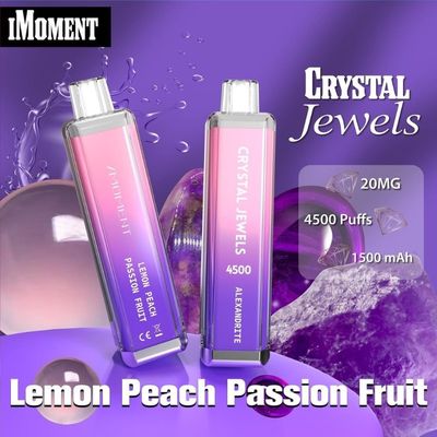 Crystal 4500 Vape Pen usa e getta 20mg Rechargeable Pod Batteria da 1500mah