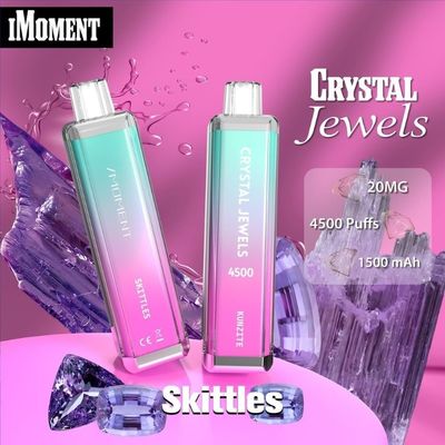 Custom Crystal 4500 Vaping usa e getta 12 ml Pre-riempito fino a 4500 Puff Pod