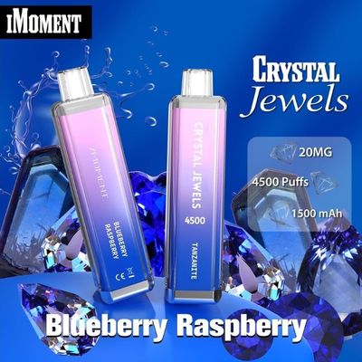Vape Pen monouso Cristallo Gioielli 4500 Puffs Mesh Coil 15ml Liquid Rechargeable Ecig