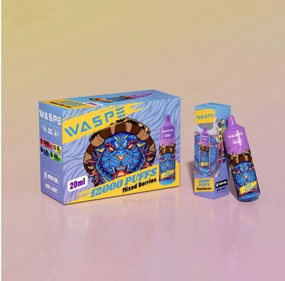 Waspe 12000Puffs popolare in Europa con RandM Tornado Big Puff Vape Mesh Coil