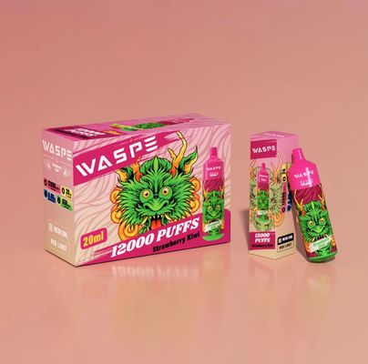 Waspe 12000 Puffs Big Puff Vape Ricaricabile E Cigarette 20 ml liquido
