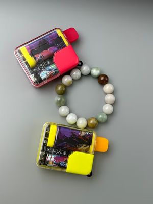 1.2 ohm Mesh Coil Scatola chiara vapore usa e getta 7000 Puffs Vape Pod preriempito