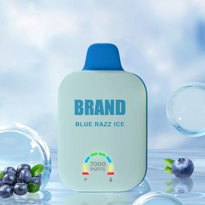 70g/pcs OEM Vape Smart Screen Disposable 12ml E Juice 7000 Puffs