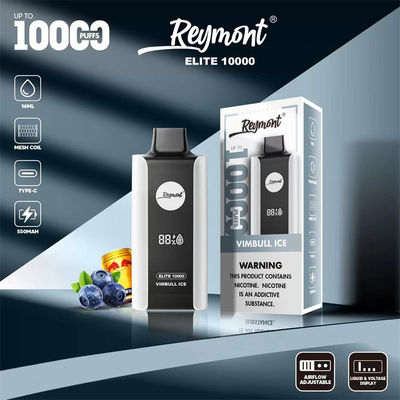 Elite 10000 Puffs Vaping usa e getta 2% Nic Salt Preempted Resistance 1,2 ohm Mesh Coil