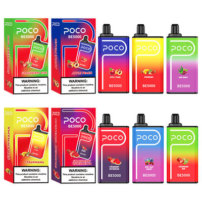 POCO BE5000 Puffs Sigaretta elettronica usa e getta con 0/20/30/50 mg di sale di nicotina
