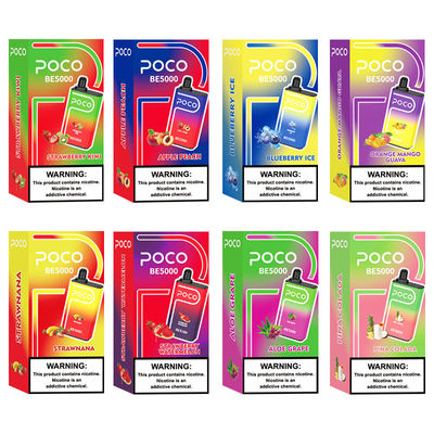 14ml 5000 Puffs Big Puff POCO BE5000 Vape Mesh Coil Scartatore di Vape 1,2 ohm