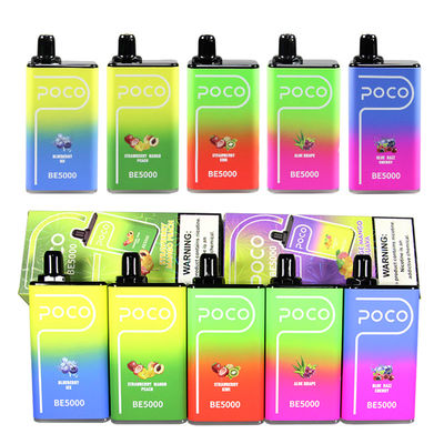 POCO BE5000 Puffs Preempted Pod Vape OEM E Cigarette 5% Nic Salt