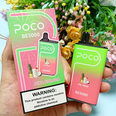 POCO BE5000 5000 Puffs Vape Pen usa e getta Sapore di frutta Sigaretta elettronica
