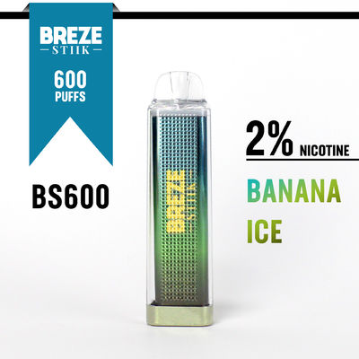 600Puffs Vape Pen usa e getta con 2% di nicotina per l' esperienza di vaping in scatola