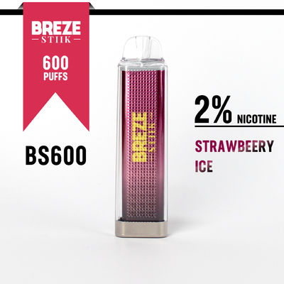 600Puffs Vape Pen usa e getta con 2% di nicotina per l' esperienza di vaping in scatola