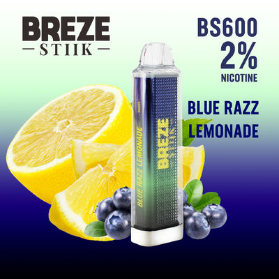 600Puffs Vape Pen usa e getta con 2 ml di E-Liquid e batteria da 500 mAh