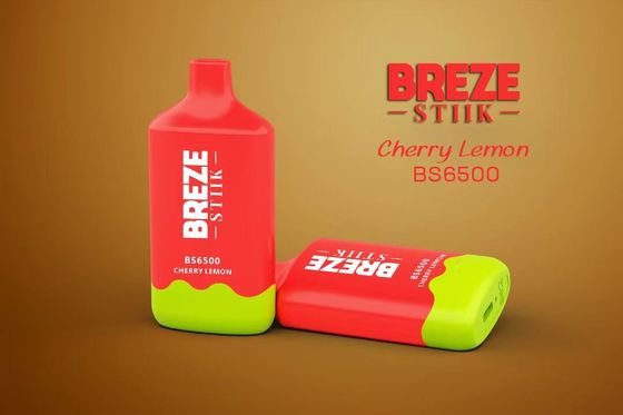 BREZE BS6500 Vapore usa e getta Grande puff 15ml Succo di frutta pre-riempito Batteria 500mAh