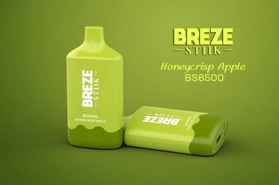 BREZE BS6500 Vapore usa e getta Grande puff 15ml Succo di frutta pre-riempito Batteria 500mAh