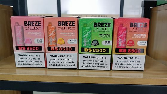 Vape con batteria da 600 mAh per nicotina ad alte prestazioni 20/50 mg