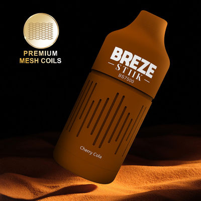 BREZE STIIK BS7500 Vapore usa e getta Grande puff 16ml Succo di frutta pre-riempito Batteria da 650mAh