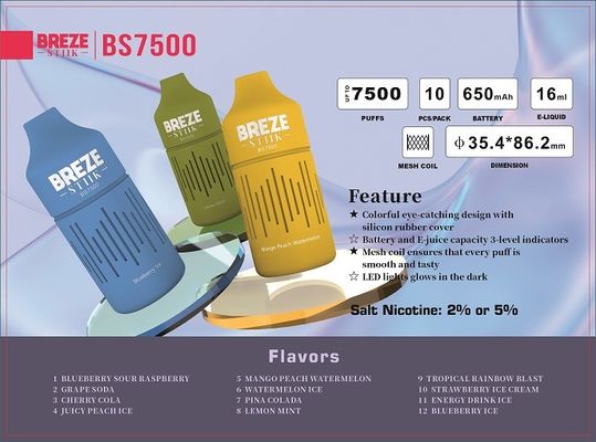 Vape pen leggero monouso preriempito resistente e comodo con 18 kg/cassetta