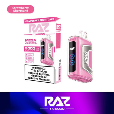 RAZ OEM Vape con protezione contro l' eccesso di temperatura e 15 ml di succo elettronico preriempito