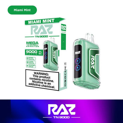 RAZ OEM Vape con protezione contro l' eccesso di temperatura e 15 ml di succo elettronico preriempito