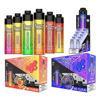 Big Puff Vape 10000puffs 25W MTL-DTL 1-2 ore di ricarica per una grande esperienza di puffing